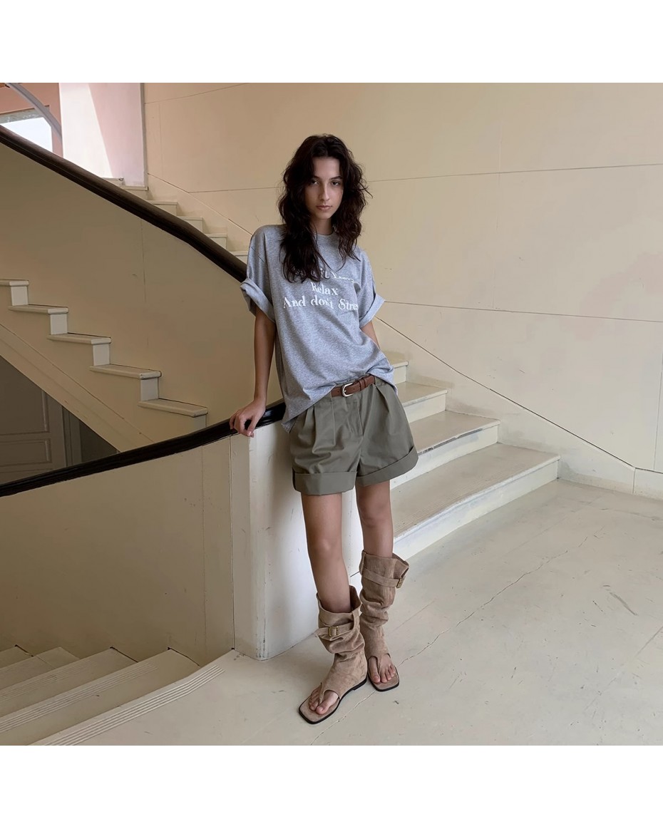 Beaster Ribbed Crop Tee